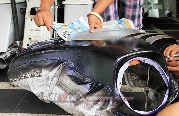 Ballistic siap di semprot airbrush