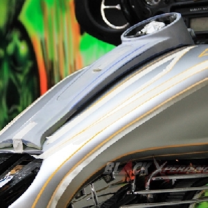 Gas tank siap di airbrush