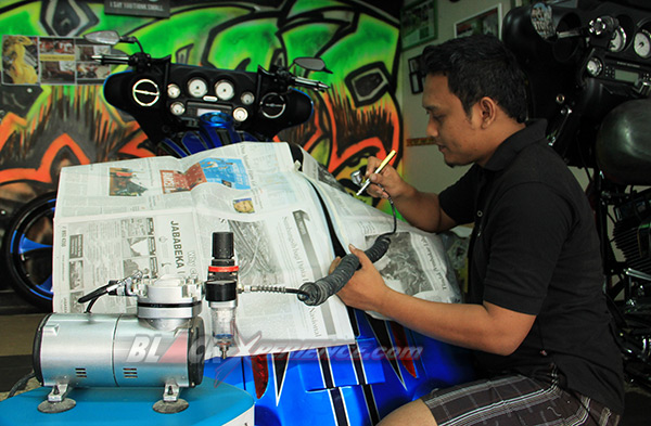 Airbrush menuju proses final