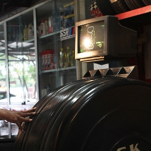 Proses balancing roda