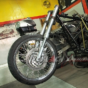 Rangka Softail sudah siap