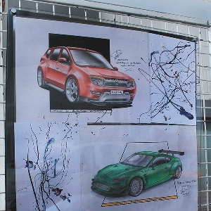 Signal Kustom Bersiap Garap Eksterior Renault Duster dengan Mural Art di IIMS 2014