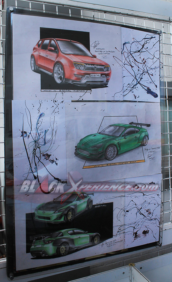 Signal Kustom Bersiap Garap Eksterior Renault Duster dengan Mural Art di IIMS 2014