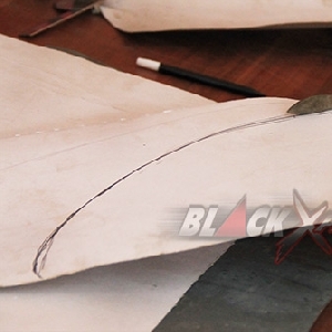 Pemotongan pola tangki