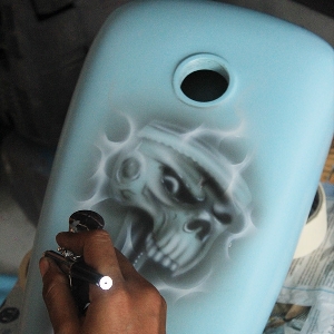 Proses cat airbrush