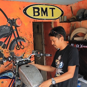 Mengukur presisi tangkin pada motor