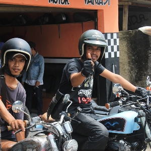 Siap uji coba Yamaha Scorpio japs style enduro klasik 