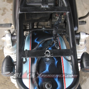 Subframe sudah rapi dan siap dipasangkan jok