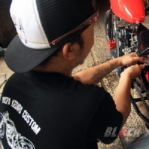 PKC Rakit Old School Chopper Suzuki Satria FU 150