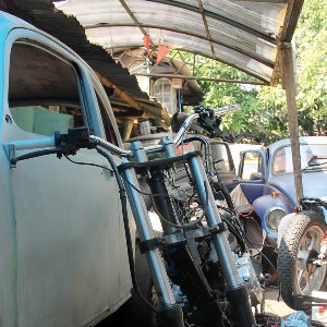 On progress, proyek modifikasi Suzuki Thunder 250