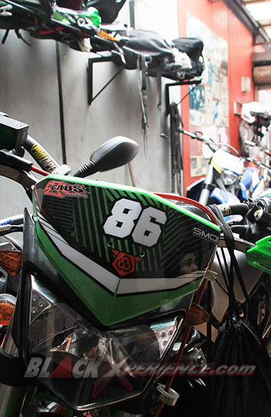 Ditangan Caos Custom Bike Yamaha Scorpio Berubah Jadi Supermoto