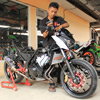 Street Fighter Kawasaki Z250 Siap Merajai Jalanan