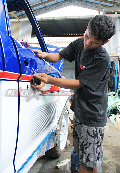 Detik-detik Penyelesaian Modifikasi Kijang Facelift Range Rover