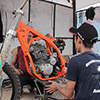 Proses Rakit Scorpio Supermoto Sudah Dimulai