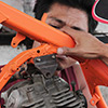 Proses Rakit Scorpio Supermoto Sudah Dimulai