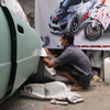 Ganti Cat Abu-abu Menyerupai Honda Jazz RS 2012