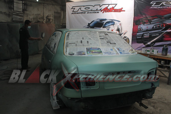 Ganti Cat Abu-abu Menyerupai Honda Jazz RS 2012