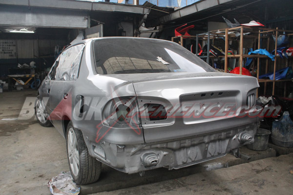 Ganti Cat Abu-abu Menyerupai Honda Jazz RS 2012