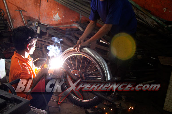 Inilah Urutan Proses Chrome Komponen CB 125
