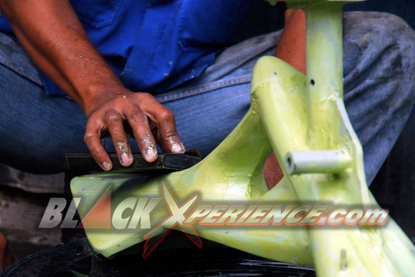 Inilah Urutan Proses Chrome Komponen CB 125