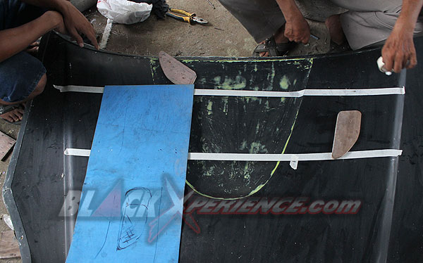 Fiber Dominasi Bodykit Honda CR-V Street Racing