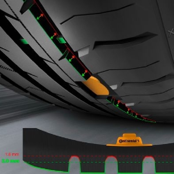 Ban Continental kini dibenamkan sensor