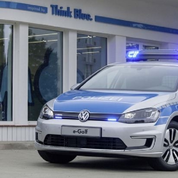 VW e-Golf jadi armada Polisi di negara asalnya