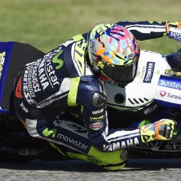 Makna helm spesial Rossi saat GP Misano