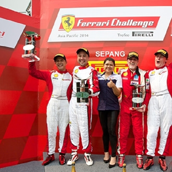 David Tjiptobiantoro Berjaya di Ferrari Challenge Asia Pasifik