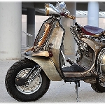 Modifikasi Vespa 1958, Iron Horse Berpenampilan Sangar