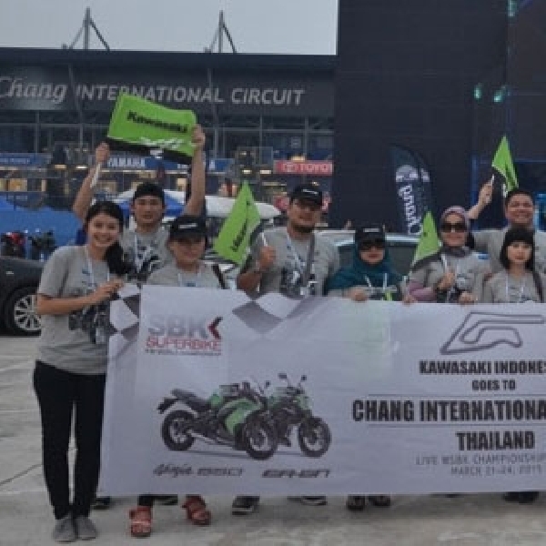 KMI Kembali Boyong Konsumen Ninja 650 dan ER-6n Tonton WSBK