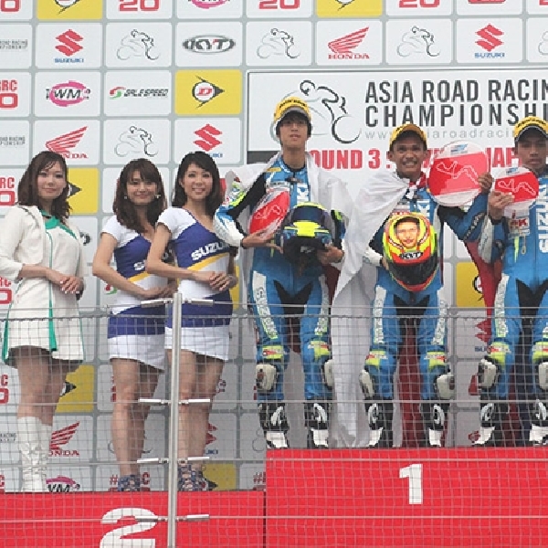 Pebalap Suzuki Indonesia Berhasil Sabet Dua Kali di Podium Suzuka