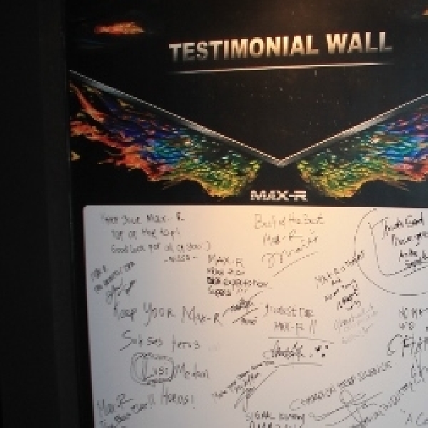 Testimonial Wall Ungkap Kekaguman Pada Project MAX-R