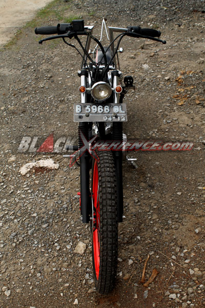 Modifikasi Mix Honda GL100 Chopper dan Brat Style