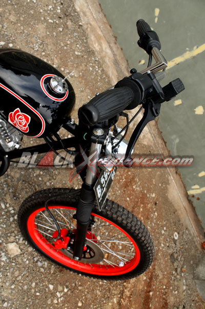 Modifikasi Mix Honda GL100 Chopper dan Brat Style