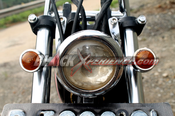 Modifikasi Mix Honda GL100 Chopper dan Brat Style