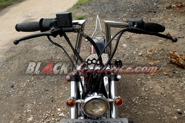 Modifikasi Mix Honda GL100 Chopper dan Brat Style