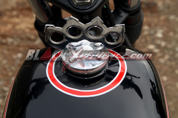 Modifikasi Mix Honda GL100 Chopper dan Brat Style