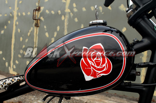 Modifikasi Mix Honda GL100 Chopper dan Brat Style