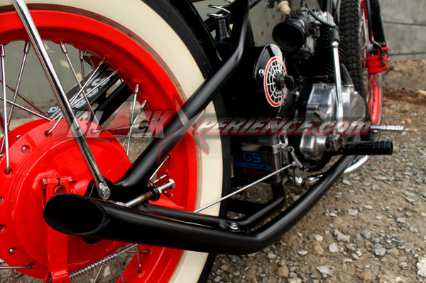 Modifikasi Mix Honda GL100 Chopper dan Brat Style