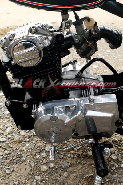 Modifikasi Mix Honda GL100 Chopper dan Brat Style