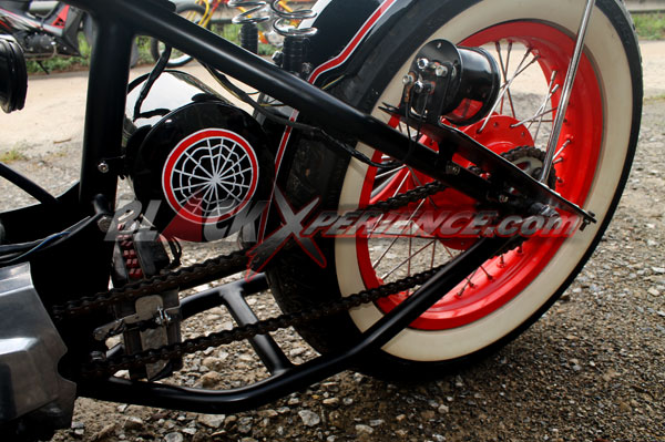 Modifikasi Mix Honda GL100 Chopper dan Brat Style