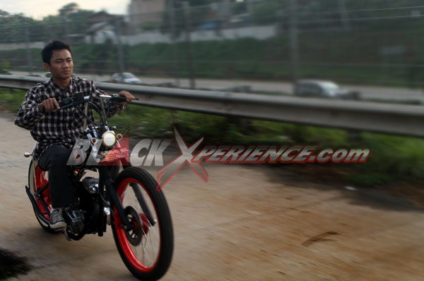 Modifikasi Mix Honda GL100 Chopper dan Brat Style