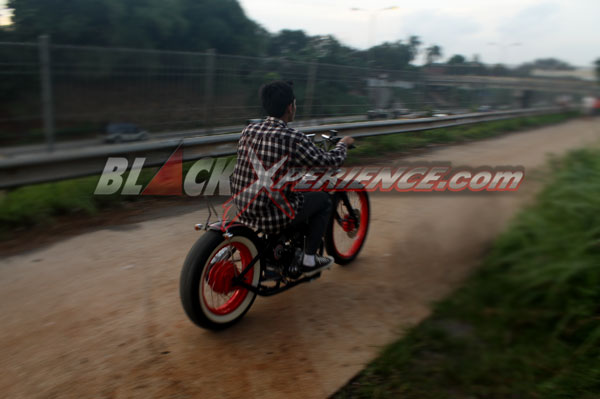 Modifikasi Mix Honda GL100 Chopper dan Brat Style
