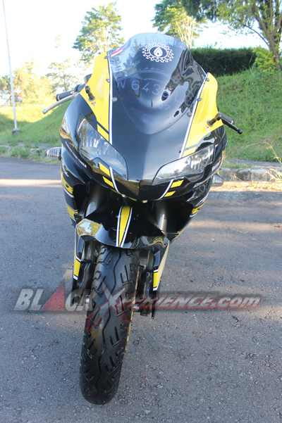 Biaya Murah Berhasil Ubah Megapro "Berkaki" Moge