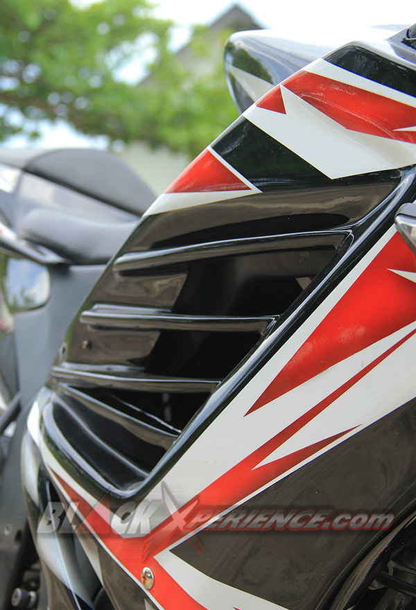 Air scoop menambah sporti penampilan