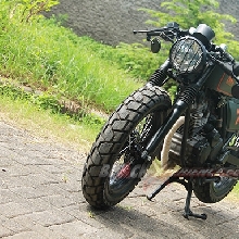 Scorpio Cafe Racer Green Army