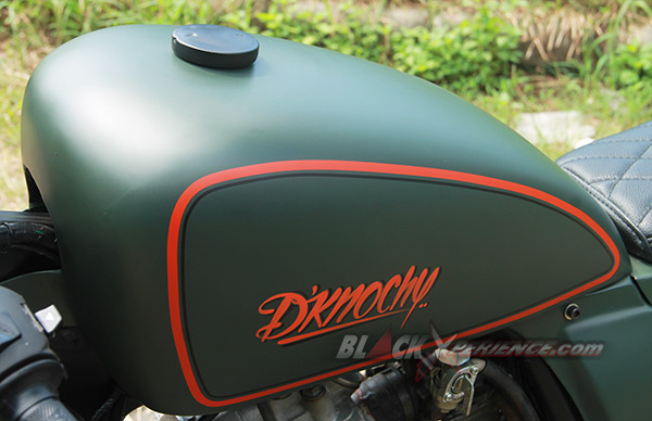 Tangki custom berbahan plat galvanis