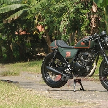 Scorpio cafe racer 