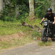 Test ride oleh crew PKC